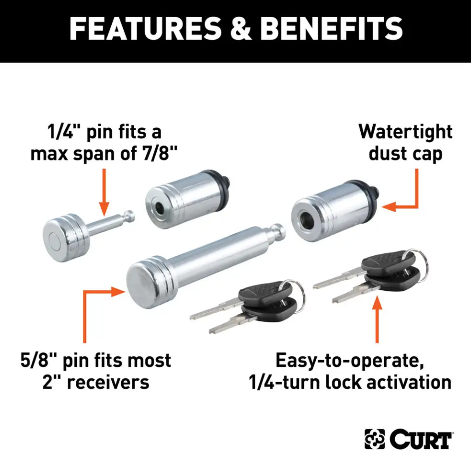 Hitch & Coupler Lock Set 2 Hitch & Coupler Lock Set