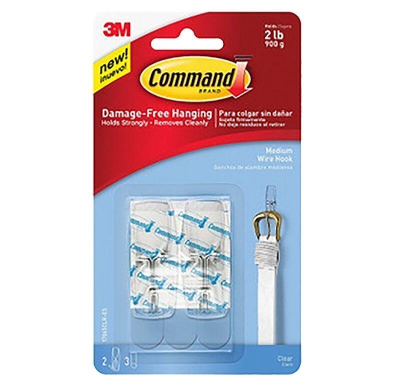 Clear Medium Toggle Wire Hook 1 Clear Medium Toggle Wire Hook