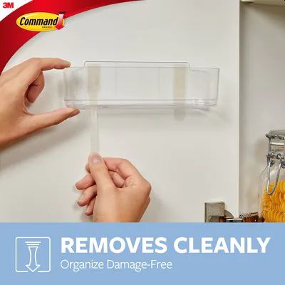 Command Clear Medium Organizer Caddy 3 Command Clear Medium Organizer Caddy