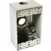 4-1/2-Inch Rectangular Outlet Box 1 4-1/2-Inch Rectangular Outlet Box