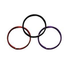 1-Inch Colored Split Key Ring 1 1-Inch Colored Split Key Ring
