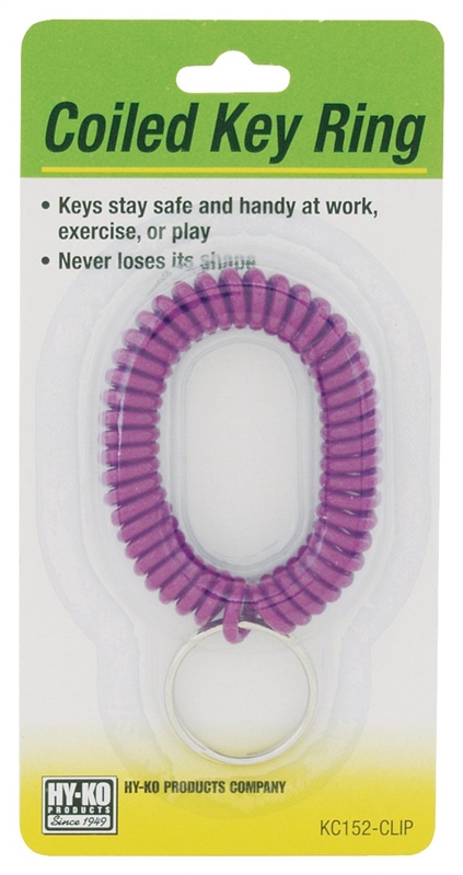 Assorted Split Ring Coiled Key Ring 1 Assorted Split Ring Coiled Key Ring